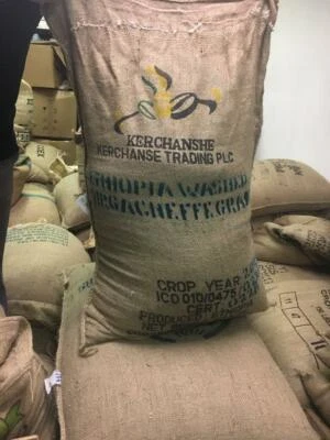 5 LB ETHIOPIAN ETHIOPIA YIRGACHEFFE UNROASTED GREEN COFFEE BEANS - ARABICA - Image 1 of 2