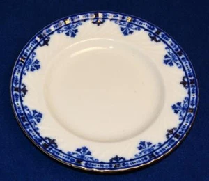 LOMONOSOVE LFZ St Petersburg Russia Porcelain 22K Cobalt Blue FRIEZE #1744 Plate - Picture 1 of 4