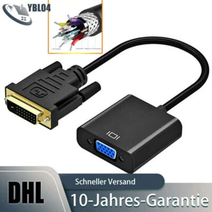 Aktiv DVI-D 24+1 auf VGA Adapter Unidirektional DVI-D Computer auf VGA Monitor - Bild 1 von 9