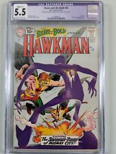 BRAVE AND THE BOLD #36 CGC 5.5 C-1 HAWKMAN,1st APPEARANCE Shadow Thief 1961 DC!