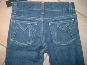 (C351) Little Marc Jacobs Girls Capri Jeans 5 Pocket Hose Logo Stickerei gr.128 - Bild 1 von 3