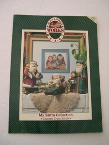 My Santa Collection Counted Cross Stitch Pattern Alma Lynne's Heart Works - Picture 1 of 2