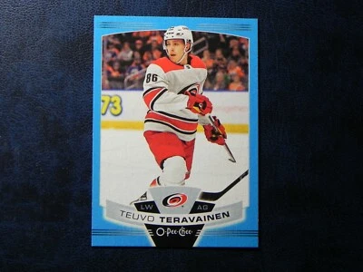 2019-20 19/20 O-Pee-Chee OPC BLUE Border 274 Teuvo Teravainen Hurricanes - Image 1 of 2