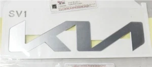 Rear Tailgate logo emblem (Silver) fit 2025 2026 KIA EV3 - Picture 1 of 2