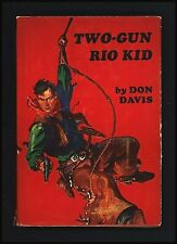  1945 " TWO-GUN RIO KID" Western Book By Don Davis HCDJ Tower Books