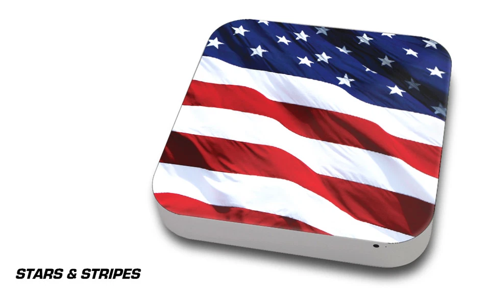 Skin Decal Wrap for Apple Mac Mini Desktop Computer Graphic Protector USA FLAG - Image 1 of 1