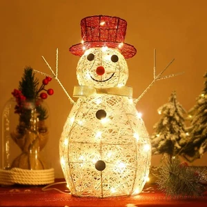 Shinowa Christmas Table Lamp, Snowman Decorative Table Lamp LED, Christmas Gift - Picture 1 of 7
