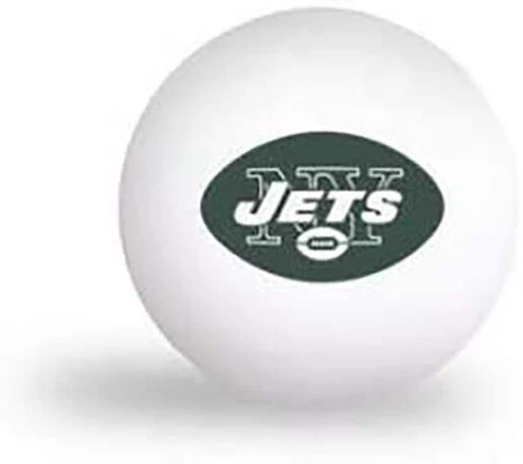 NFL New York Jets PING Pong Balls - 6 Pack, New Cover