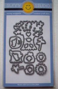 HAPPY HARVEST   Sunny Studio craft dies - Picture 1 of 2