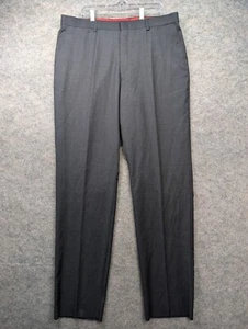 Fortini Collezione Pants Mens 40 Gray Wool Retail $499 Zegna Ready To Hem - Imagen 1 de 13