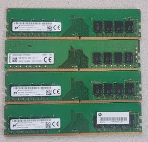 32GB (LOT OF 4 x 8GB) *MIXED BRANDS* 8GB PC4-2666V DDR4 RAM Laptop Memory - Picture 1 of 1