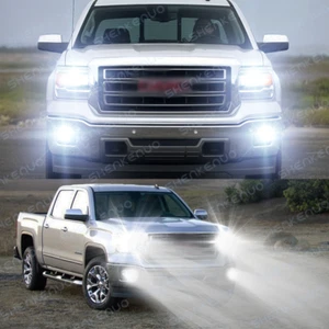 For GMC Sierra 1500 2500 3500 Combo LED Headlight High Low + Fog Light Bulbs 6x - Picture 1 of 12