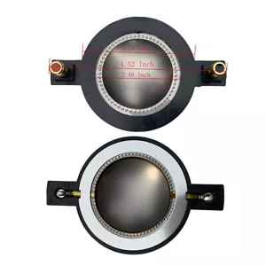 Dual 51MM 8 Ohm Titanium Compression For PA Speaker Driver Tweeter Diaphragms - Picture 1 of 12