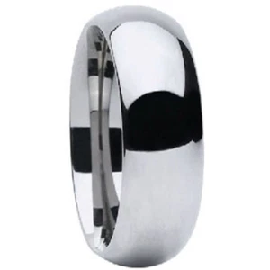 High Polished Tungsten Carbide 6mm Width Traditional Wedding Ring Band R677 - Picture 1 of 1