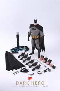Modellino bambola S-HERO SH005 1/6 anime vestito nero uomo Bruce giocattolo 12 pollici - Foto 1 di 10