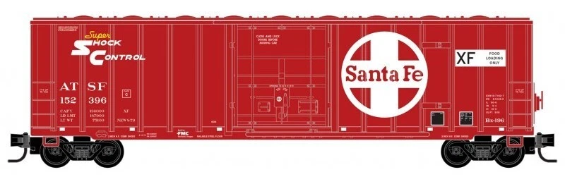 Micro Trains Z Scale~ 50' Box Car Atchison Topek and Santa Fe #152396 ~ 51100274 - Image 1 of 1