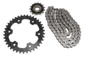 Genuine Royal Enfield Chain And Sprocket Kit KAT00020 Interceptor / Continental - Imagen 1 de 2