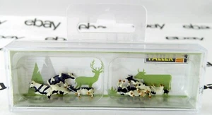 N Scale Black & White Friesian Cows (8 pcs) - Faller #155903 - Picture 1 of 3