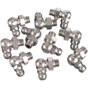 Lincoln Lubrication 5490 1/8" Pipe Thread 90 degre Angle Fittings - Card of 10 - Bild 1 von 3