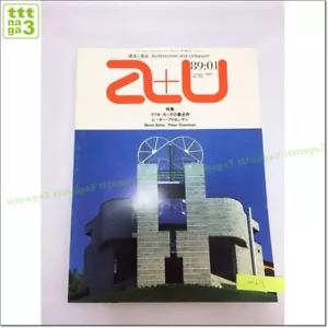 Architecture and Urbanism (a+u) magazine. Mario Botta / Peter Eisenman #220 #69 - Imagen 1 de 6
