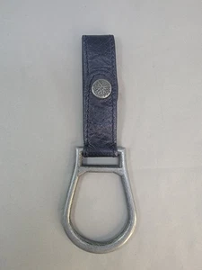 Free People Derby Leather Strap Key Ring Black - Picture 1 of 5