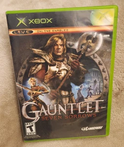 Gauntlet: Seven Sorrows Microsoft Xbox, 2005 CIB Completo con Manual - ¡Envío Qwik! - Imagen 1 de 3