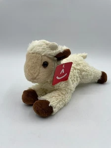 New Aurora 8" Baby Goat Kid 2020 Cream Brown Lamb Sheep #31732 Plush Flopsies - Picture 1 of 13
