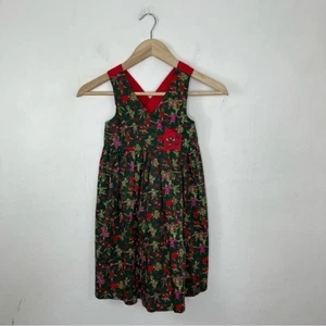 Cornelloki Vintage Cottagecore Skipping Kids Print Dress Size 3/4 NWT May Day - Picture 1 of 14