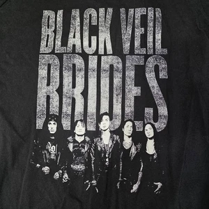 Black Veil Brides Womens XL Black Long Sleeve Made In USA Rock Band Metal Punk - Picture 1 of 8