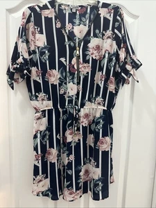 Vestido estampado rosa J For Justify talla XL - Imagen 1 de 7