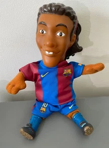 Muñeca de juguete oficial de peluche Ronaldinho Quiron Barca-Toons Barcelona dibujos animados 10 pulgadas - Imagen 1 de 11