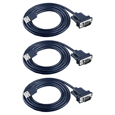 USB To RS232 Serial Port Adapter, DB9Pin Connection Cable Fast Speed - Image 1 of 4