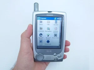 Raro Siemens SX45i Cassiopeia Pocket PC teléfono móvil funcionando en Windows móvil - Imagen 1 de 22