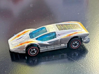 HOT WHEELS REDLINES SUPER CHROMES LARGE CHARGE FUTURISTIC ELECTRIC CAR HONG KONG - Bild 1 von 4