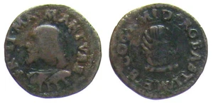 *TRIU* MANTOVA Francesco II Gonzaga 1484-1519 QUATTRINO in rame - Imagen 1 de 1