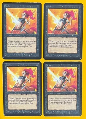 MTG PARALYZE (x4) Alpha (OldManMTG 008-401) - Image 1 of 3