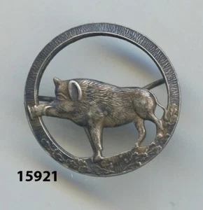 Insigne , 91 Rgt. d'Infanterie , ( Ø 21mm. , attache par languettes ) - Imagen 1 de 1
