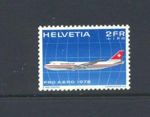 Switzerland 1972 SG 828  Airmail Services Boeing 747 Air MNH - Picture 1 of 1