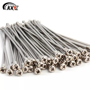 KKE 1.6*21" Front Spokes Set Kit Fit Kawasaki KX250F 2005-2022 KX450F 2007-2022 - Foto 1 di 10