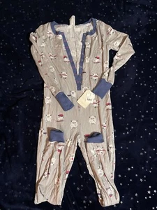 Women's Nite-Nite Munki Munki One Piece Button Front Pajamas winter yeti XS - Picture 1 of 2