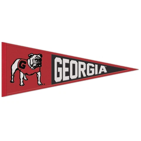 Georgia Bulldogs Throwback Logo Wool Pennant - 12"x32" Cover
