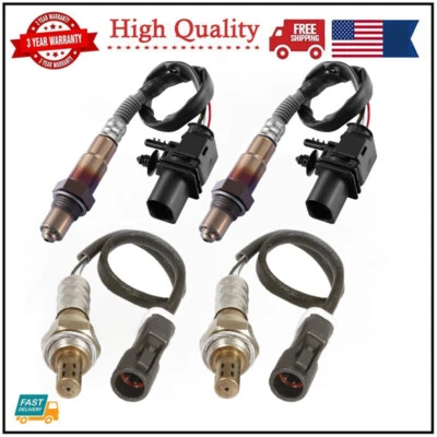 Sensor de oxígeno aguas arriba + aguas abajo 4 piezas para Lincoln 3,7 L MKS 2009 2010 MKT 2010 Foto 1 de 4