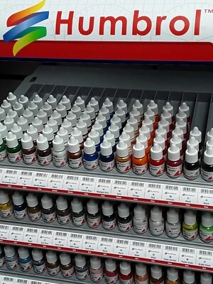 Humbrol Acrylic Paints Dropper Bottles Gloss Satin Matt Metallic 14mls Airfix - image 1 of 4