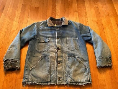 Jaqueta jeans WearGuard G/XL Field Barn Chore cobertor forrado veludo esmagado - Imagem 1 de 4