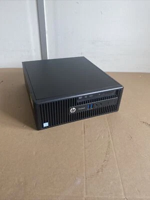 HP ProDesk 400 G3 SFF PC Intel Core i3-6500 6th Gen 12GB RAM 250GB SSD Win10 Pro - Image 1 of 4