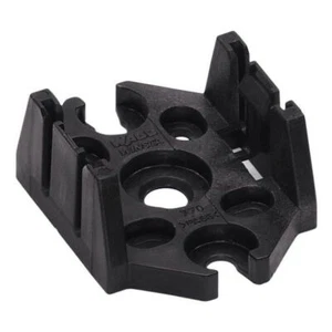 Mounting plate for Wago 770-607 3 Way Connector 1 Input and 3 Outputs Black - Picture 1 of 3