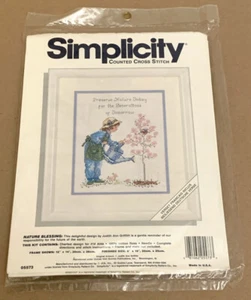 JCA "Bendición de la Naturaleza" Preservar la Naturaleza Hoy para Mañana Kit Punto de Cruz Nuevo en Paquete - Imagen 1 de 2