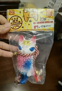 Yasu EBINEKO BOSS Ver NO.08 Blue-pink Soft Vinyl Sofubi Figure Model H8CM(3.2in) - Picture 1 of 2