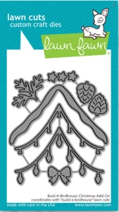 Lawn Fawn Build-A-Birdhouse Christmas Add-on Lawn Cuts Die Set LF3252 - Picture 1 of 3