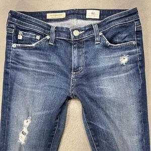 AG Adriano Goldschmeid Jeans Damen Gr. 26R The Legging Ankle Super Skinny Ripped - Bild 1 von 14